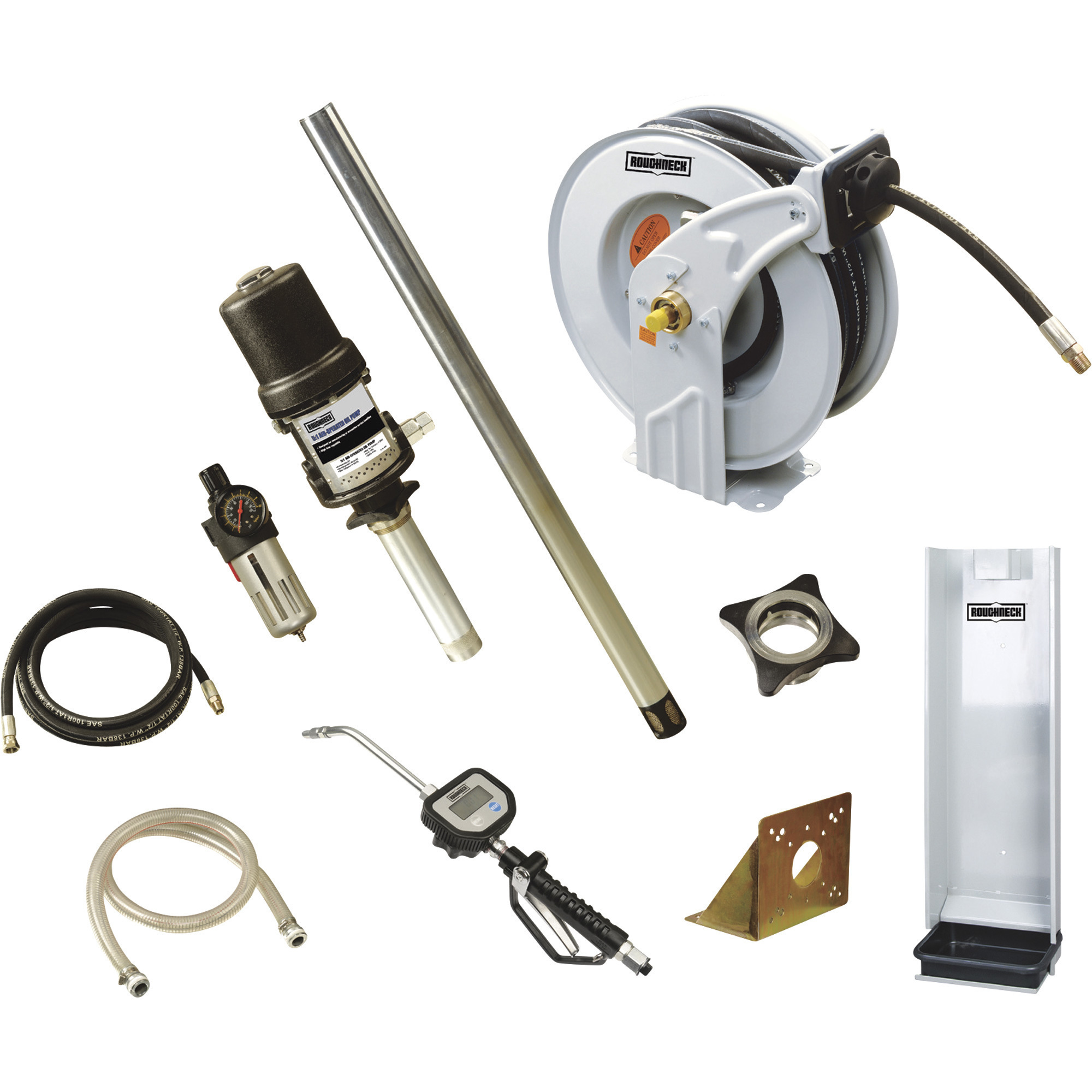Roughneck Oil Pump Transfer Kit, 5:1 Ratio, 11 GPM